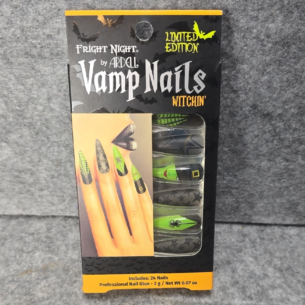 NIB Ardell Limited Edition Fright Night Witchin' Vamp Nails